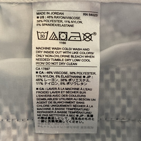 Banana Republic Factory 4 ankle pants Sloan curvy fit blue white - Picture 14 of 14